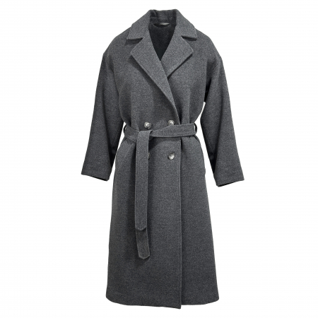 Femei - Palton elegant Emma24 - Femei, toamnă iarnă, model lung