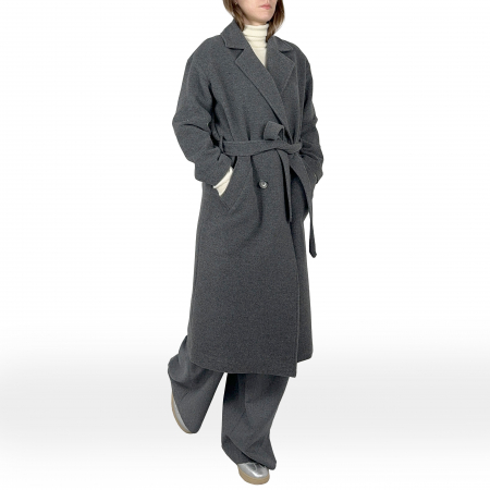 Palton elegant Emma24 - Femei, toamnă iarnă, model lung [1]