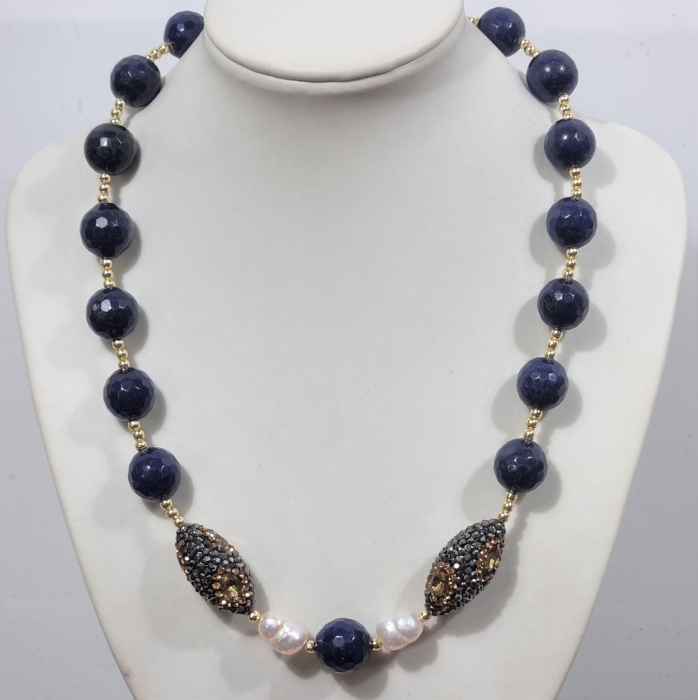 Marysia Blue Agate and Pearls [2]