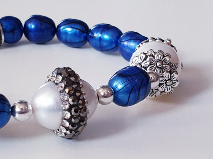 Marysia Blue White Pearls [5]