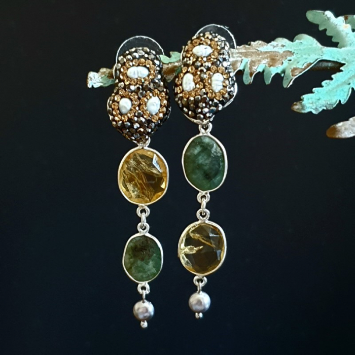 Marysia Emerald, Citrine, Pearls [1]