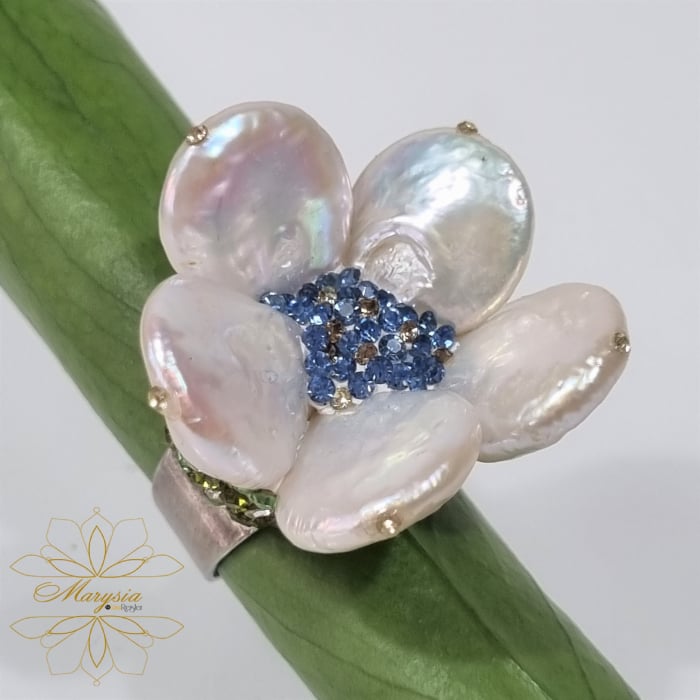 Marysia Keshi Pearls Flower [1]