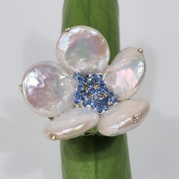 Marysia Keshi Pearls Flower [11]
