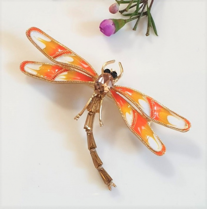 Marysia Orange Dragon-Fly [2]