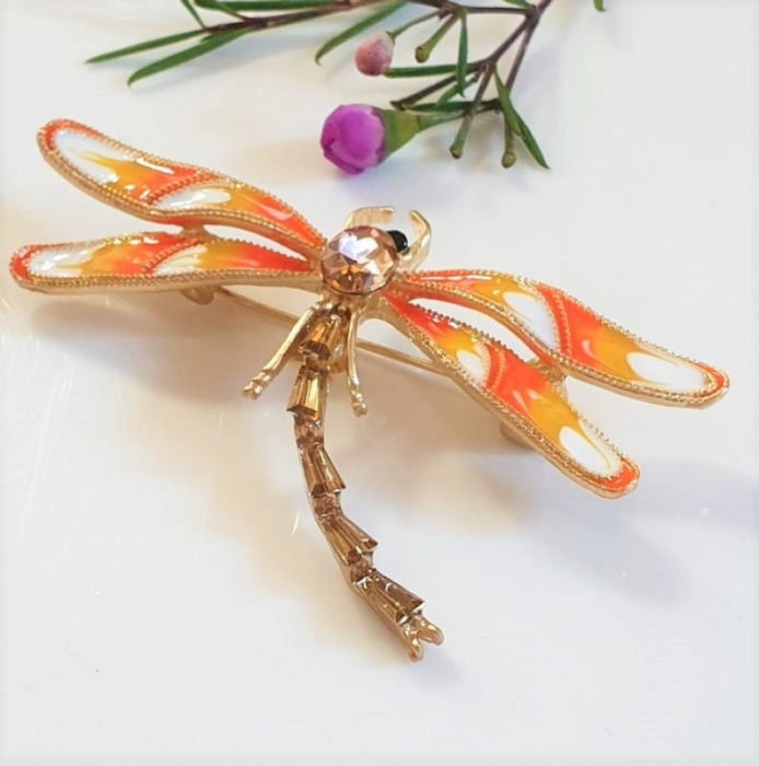 Marysia Orange Dragon-Fly [3]