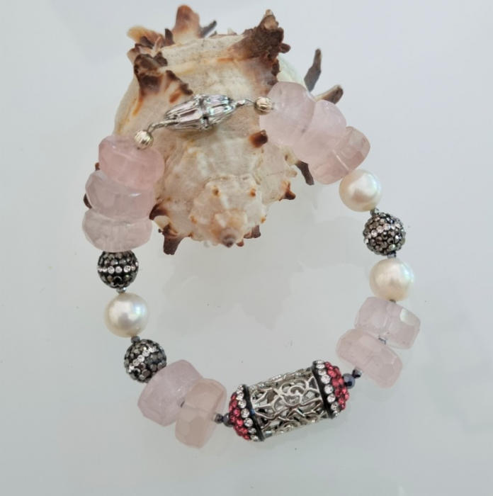 Marysia Pink Quartz and Pearls [7]