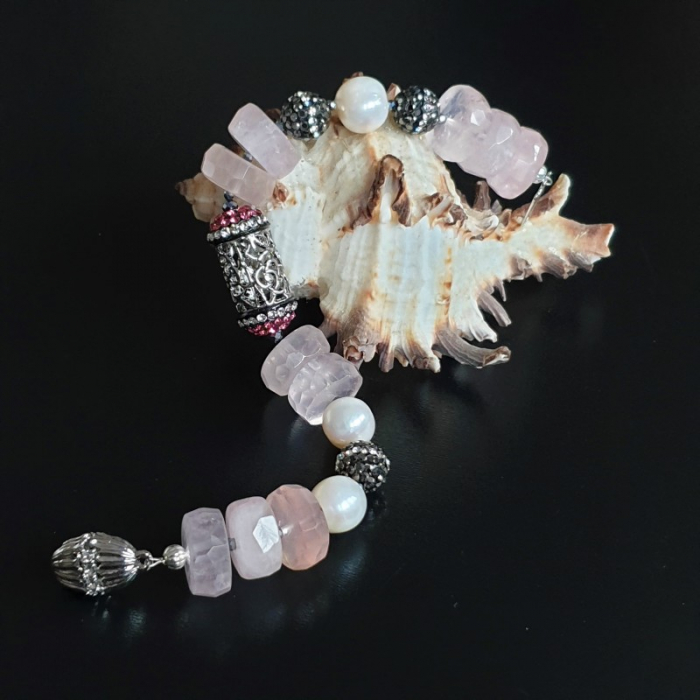Marysia Pink Quartz and Pearls [16]