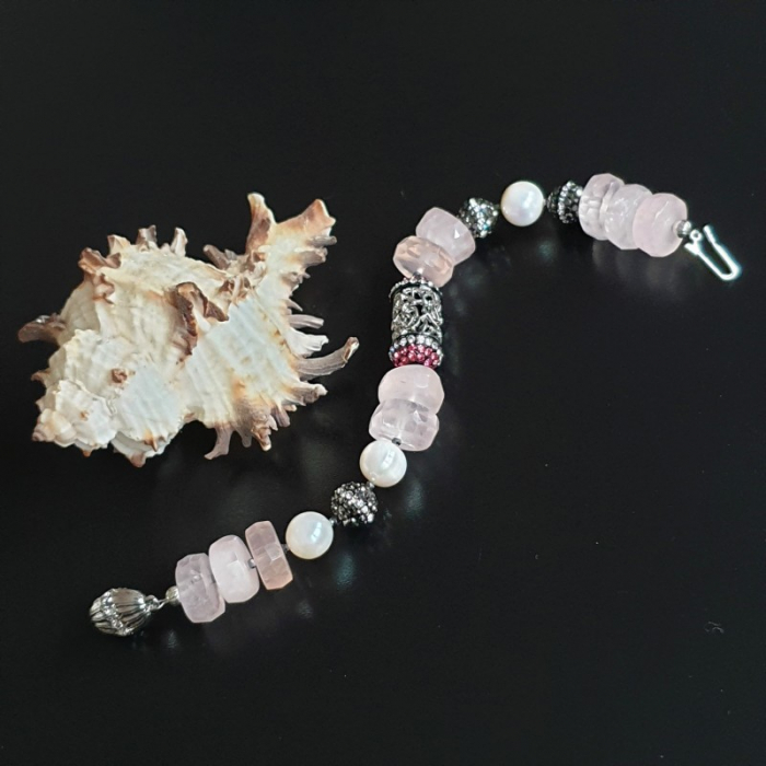 Marysia Pink Quartz and Pearls [21]