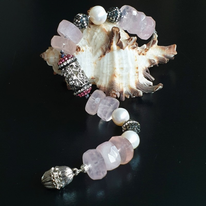 Marysia Pink Quartz and Pearls [2]