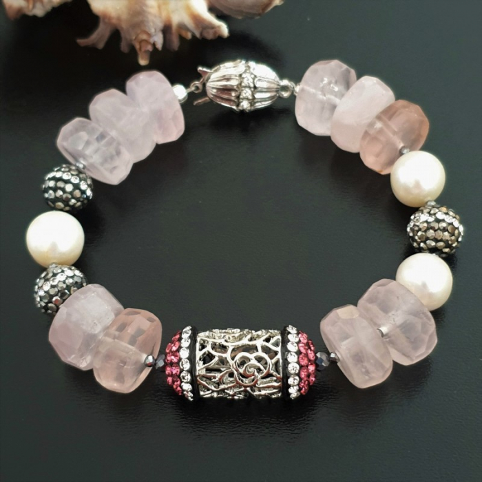 Marysia Pink Quartz and Pearls [12]