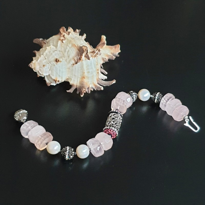 Marysia Pink Quartz and Pearls [22]