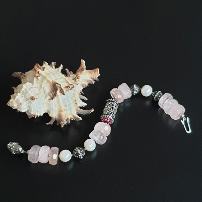 Marysia Pink Quartz and Pearls [20]