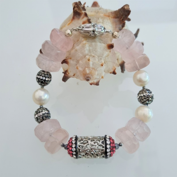 Marysia Pink Quartz and Pearls [9]