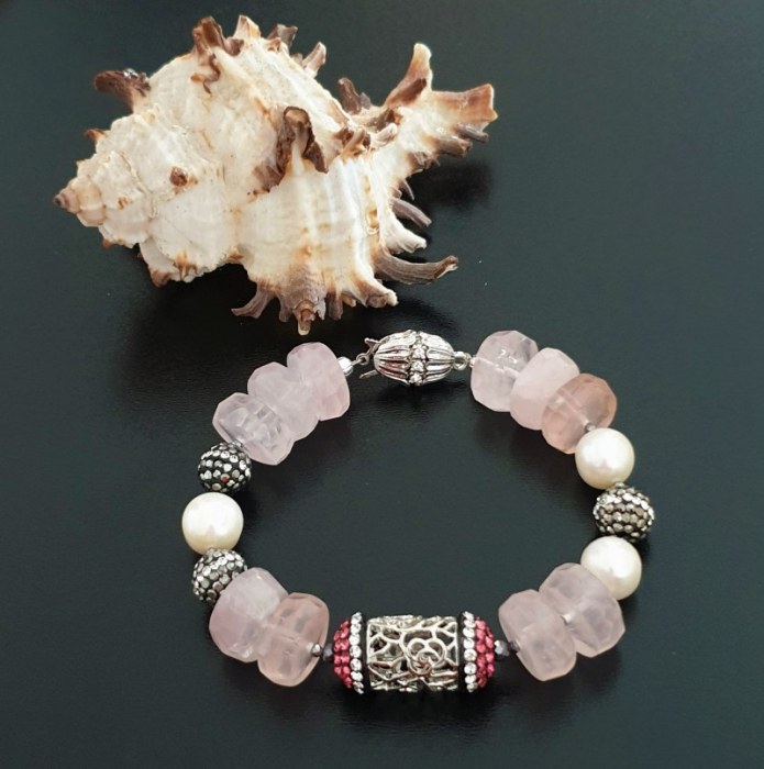 Marysia Pink Quartz and Pearls [14]