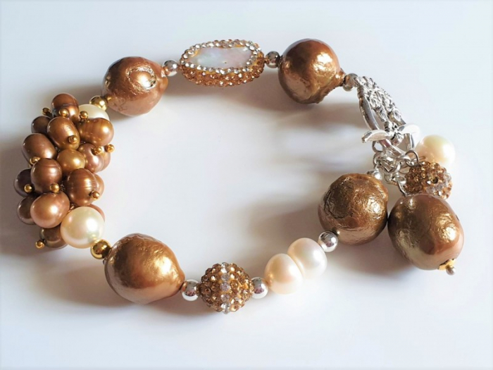 Marysia Splendor Gold Pearls [16]