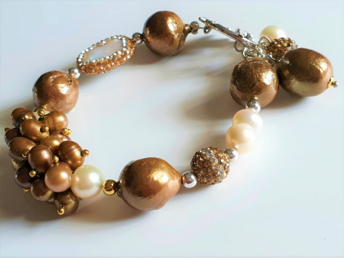 Marysia Splendor Gold Pearls [18]