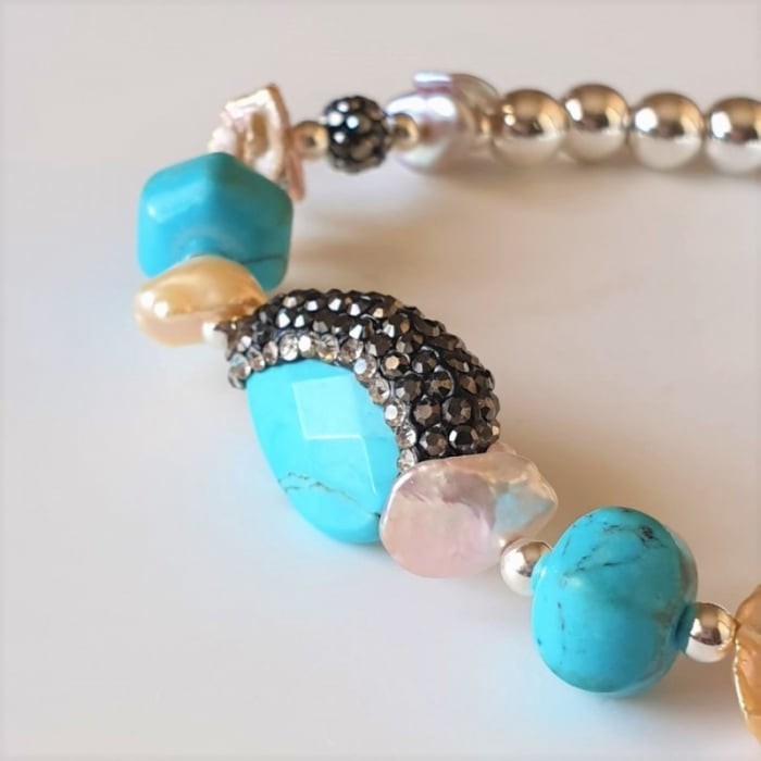 Marysia Turquoise and Pearls [18]