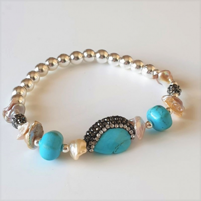 Marysia Turquoise and Pearls [10]