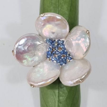 Marysia Keshi Pearls Flower [9]