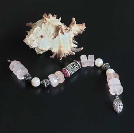 Marysia Pink Quartz and Pearls [18]