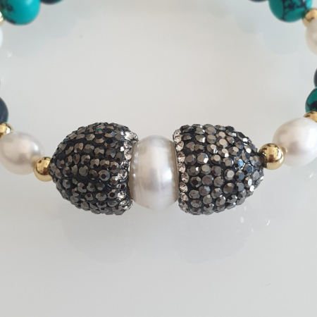 Marysia Turquois and Pearls [4]