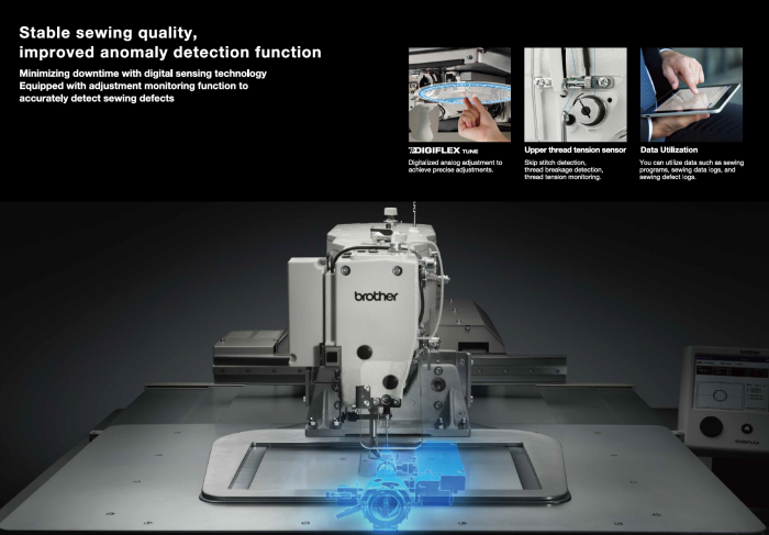 Automat de coasere cu aria de 250mmx160mm Brother BAS 342JX-05A, BAS 342JX-0AA [2]