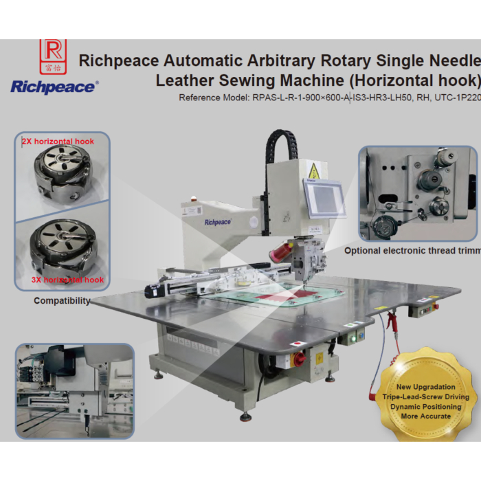 Automat de coasere cu cap rotativ, Richpeace [2]