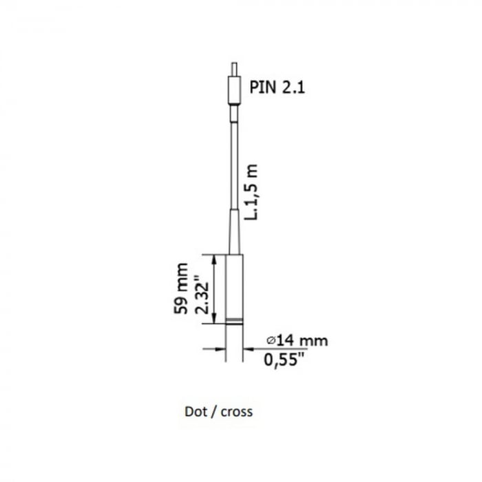 Marcator laser CCEA punct cu lumina rosie LR.14.PD [3]