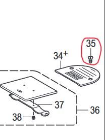 Surub SB4190001 pentru prindere placa de ac masini liniare [2]