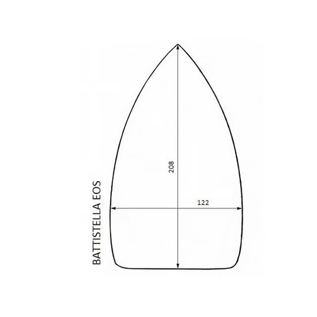Talpa teflon fier Eos 1081 208x122 mm [2]