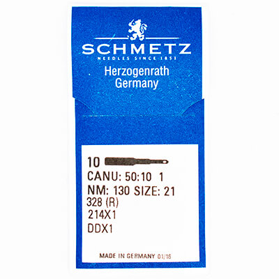 Ace de cusut pentru masini industriale - Ace Schmetz 328 (428, 214X1, DDX1), blister 10 ace