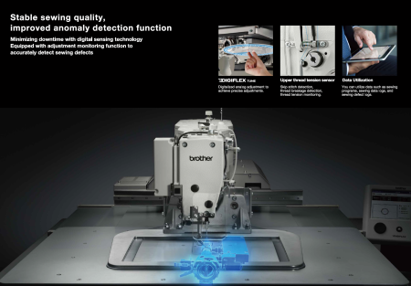 Automat de coasere cu aria de 250mmx160mm Brother BAS 342JX-05A, BAS 342JX-0AA [1]