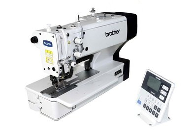 Masini de cusut pentru confectii - Masina de cusut butoniere drepte BROTHER HE-800C-2/3 Direct Drive