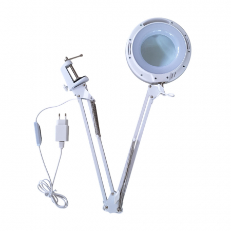Lampi cu led si marcatori laser - Lampa led cu lupa