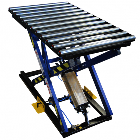 Masa pneumatica pentru tapiterie - Masa pneumatica cu transportor cu role ST-3/ROL MINI