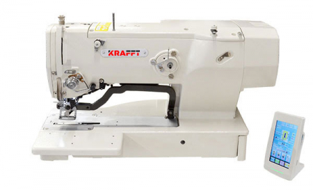Masina pentru butoniere drepte - Masina computerizata de cusut butoniere drepte KRAFFT KF-1790