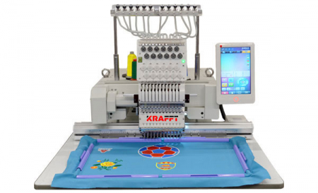 Masini de brodat - Masina de brodat computerizata, cu 15 ace KRAFFT KF-CT1501H