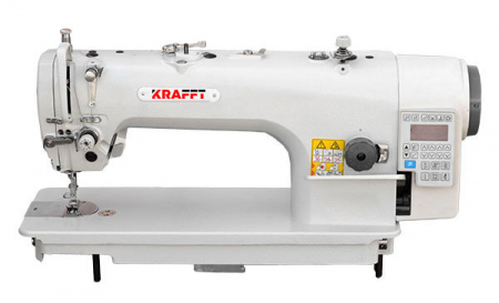 Liniare cu transport la ac - Masina de cusut liniara, cu 1 ac si dublu transport, graifer mare, functii automate KRAFFT KF-5410J-7