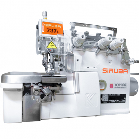 Surfilat cu 1 ac si 3 fire - Masina de surfilat cu 1 ac 3 fire Siruba 737L-504M-3-04