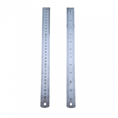 Alte accesorii si dispozitive - Rigla metalica pentru croitorie 30 cm