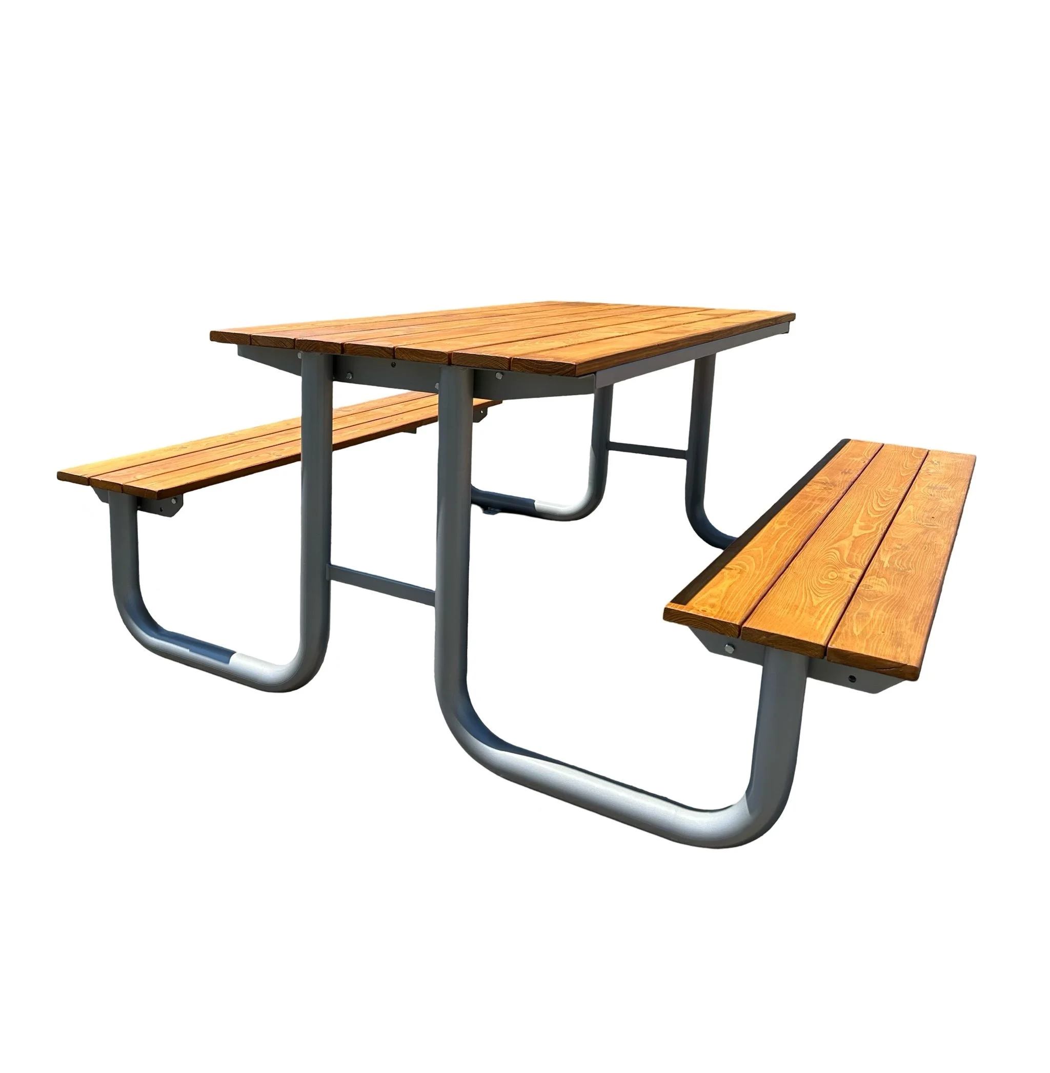 Masa Picnic cu Bancute Massive Design | Structura Metalica [4]