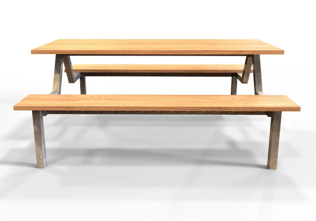 Masa Picnic cu Doua Banci Outdoor [2]