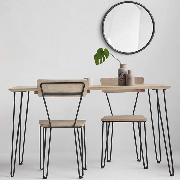 Set 4 picioare metalice Hairpin, înălțime 71 cm, Masă dining, Birou, Masă toaletă [4]