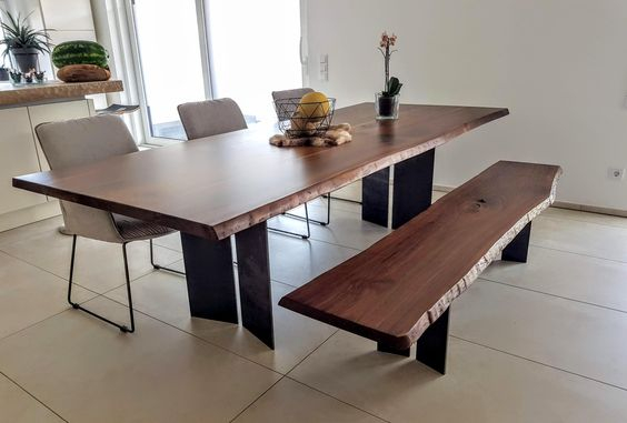 Set 2 picioare metalice masa, MSV057,  Inaltime 71 cm, Masa dining, Birou [5]