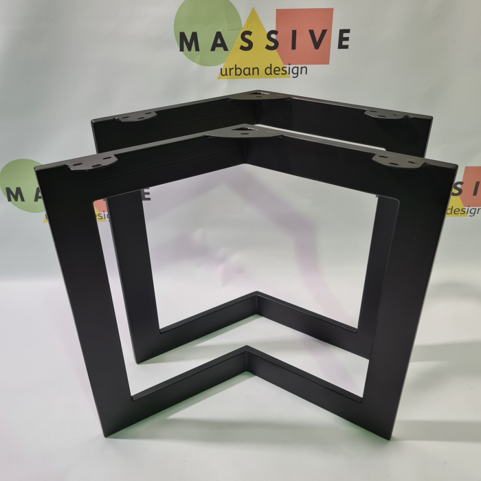 Set picioare metalice 3D, înălțime 71 cm, Masă dining, Birou, Masă toaletă [5]