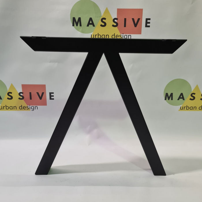 Set picioare metalice reverse V, inaltime 71 cm, Masa dining, Birou [4]