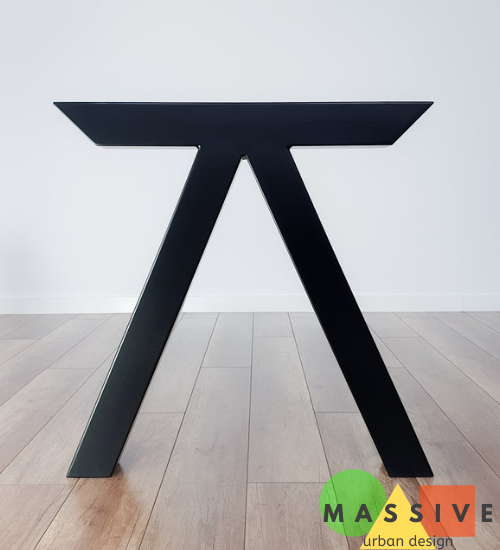 Set picioare metalice reverse V, inaltime 71 cm, Masa dining, Birou [2]