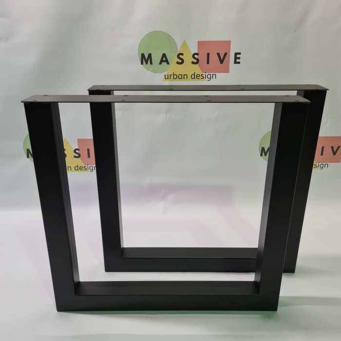 Set picioare metalice SQare, Inaltime 71 cm, Masa dining, Birou [5]