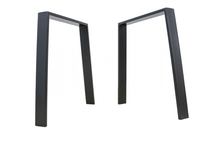 Set picioare metalice tip Trapez Slim, Masa dining, Birou [3]