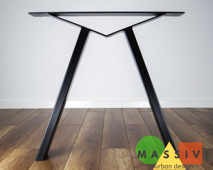 Set picioare metalice tip Minimalist, inaltime 71 cm, Masa dining, Birou [3]